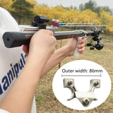 Multifunctional Telescopic Slingshot High Precision Powerful Fish Shooting Catapult Red Laser Shooting Hunting Outdoor Sports