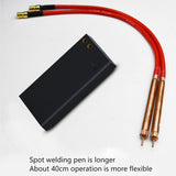 Mini Electric Welder, Portable 6-Speed Adjustable Battery Spot Welder For DIY Spot Welding Nickel Bars,18650 Batteries Black