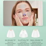2 In 1 Visible Blackhead Remover WiFi Camera Vacuum Suction Facial Pore Cleaner Anti-acne Pimple Vibration Eye Care Machine