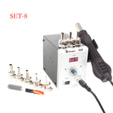 Soldering Desoldering Station 858D 220V / 110V 700W Adjustable Digital Display Heat Gun BGA SMD Hot Air Gun Rework Solder Repair