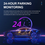 Dual Lens Car DVR Dash Cam Video Recorder G-Sensor 1080P Front And Inside Camera 3.16"IPS Screen Dash Cam for Uber Taxi Driver