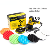 3700RPM Cordless Mini Polisher 9PCS Car Polishing Machine 220V Electric Cars Polish Machines Adjustment Speeds Power ToolS