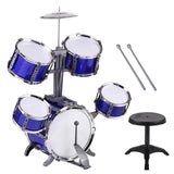 kinderen Kids Jazz Drum Set Kit Musical Instrument Educatief Speelgoed 5 Drums and One Symbal Design Percussion Instrument