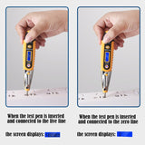 Digital Test Pencil AC DC Tester Electrical LCD Display Voltage Detector Test Pen Intelligent Induction Circuit Detection