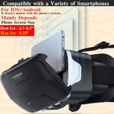 Blu-Ray VR Virtual Reality 3D Glasses Box Stereo VR Google Cardboard Headset Helmet for IOS Android Smartphone,Bluetooth Rocker