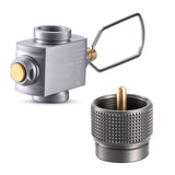 Gas Stove Adapter Gas Saver Plus with Butane Adapter Gas Adapter Camping Stove Refill Adapter Camping Cookware Equipment