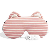 Heated Eye Mask Electric Heating Eye Pad with Heat &amp; Time Control Hot Compress For Puffy Eye Styes Blepharitis Sleeping Eye Mask