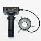 Full HD 38MP 2K 1080P 60FPS Industry Video Microscope Camera HDMI-compatible USB Simultaneous Output Magnifier Chip Phone Repair