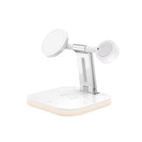 3In1 Foldable Magnetic Wireless Charger for iPhone 12 Pro Max Mini 15W Fast Charging Station for Apple Watch