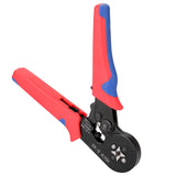 HSC8 6-4 0.25-10m㎡ AWG23-7 Ferrule Crimping Tool Kit High Hardness Crimper Plier with 1200pcs Wire Ferrules Crimp Ends Terminal