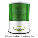 220V Electric Bean Sprouts Machine  Large Capacity Thermostat Green Seeds Growing Automatic Bean Sprout Machine