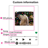 2021 Hot Deal Customized 3D Colorful Photo Night Light Spotify Note Desk Lamp Decor Valentine's Day Lover Gift Stepless Dimming