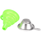 6 Pack 3D Printer Accessories Include Collapsible Silicone Funnels and Stainless Steel Resin Filter Cups
