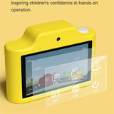 Kids Camera 32G New 4800W Pixel Touch Screen WIFI Dual Camera Cartoon Car Digital Video Photo Camera Toy Children Boy Xmas Gift