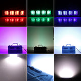 ALIEN RGB White DJ Disco Strobe Lights 40W 60W 80W 100W Remote Control Sound Flash Party Wedding Holiday Stage Lighting Effect