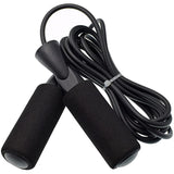 Bearing Skip Rope Adjustable MMA Boxing Skipping Sport Jump Ropes Workout Fitness Equipment with Thickened Anti-slip Foam Black