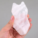 Natural White Crystal Guache Stone Facial Eye SPA Scraper Body Acupuncture Scraping Massage Physical Therapy Health Care Tool