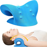 PU Neck Back Shoulder Stretcher Relaxer Cervical Chiropractic Traction Device Massage Pillow for Pain Relief Cervical Pillows