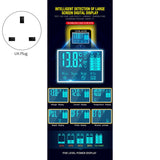 7 Stage Intelligent Car Battery Charger 12V 24V 12A Motorcycle Full Automatic LiFePo4 Gel AGM with LCD Display