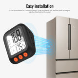 Smart Meat Thermometer with 4 Probes Digital LCD 262ft BT Distance APP Remote Control Timer Sharing Alarm Temperature