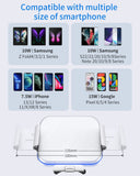 Dual Coil Wireless Car Charger for Galaxy Z Fold 3, Fast Charging Phone Holder Landscape Mount for Galaxy S22 Ultra/Note20