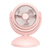 Desktop Fan USB Rechargeable Mini Fan 4 Speed Adjustable Fan Portable Cooling Fan Handheld Fans For Home Office