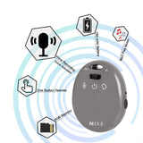 Hot-Digital Voice Recorder Keychain Voice Activated Recorder Sound Noise Reduction Audio Voice Recorder Built-in 8GB Memory