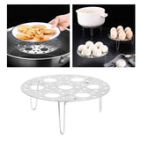 Collapsible Egg Steamer Rack Trivet Stainless Steel for Cooking