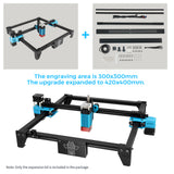 Two Trees Laser Engraving Machine Upgrade Expansion Kit for TTS and TOTEM S Engraver Expand to 400x420mm