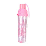 Transparent Umbrellas For Protect Against Wind And Rain Clear Sakura 3 Fold Umbrella Clear Field Of Vision Household Rain Gear