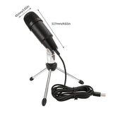 USB Condenser Microphone,Plug-And-Play Microphone,for Online Chat on Computer,Broadcast Microphone for YouTube,Etc