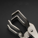 9/11 Inch Carbon Steel Welding Clamp U-shaped Welding Pliers Adjustable Grip Vise Locking Jaw Pliers Fixed Clamp Tool