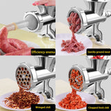 Hand Crank Manual Meat Grinder Alloy Manual Meat Mixer Home Meat Filler Machine Mincer Spices Cutter Kitchen Gadget