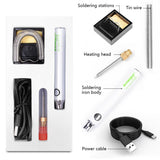USB portable mini electric soldering iron electric tin soldering iron with voltage regulator wired kit soldering iron stand