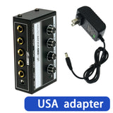 MH400 guitar Microphone ts 6.35 mm 1/4”jack 4 in to 1 Professional Ultra Low Noise Audio Sound Mixer Amplifier for Keyboards Mix