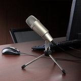 USB Condenser Microphone,Plug-And-Play Microphone,for Online Chat on Computer,Broadcast Microphone for YouTube,Etc