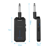 AM-5G Wireless 5.8G Guitar System Low Latency Rechargeable Audio Transmitter and Receiver ISM Band for Electric Bass Guitar