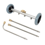 16 inch Pressure Washer Stainless Steel W/ 3 Extension  Copper Waterproof  for Chassis Car Underbody Floor Ground Garden
