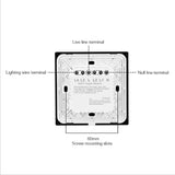 WiFi Smart Wall Light Press Panel Switch, Smart Phone Remote Control, Compatible for Alexa and for Google Assistant, No Hub Requ