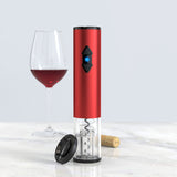 Electric Wine Opener for Automatic Electric Wine Bottle Corkscrew Opener with Foil Cutter for Wine Lover 2-in-1 Gift Set