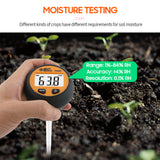 SMART SENSOR PH328 Digital Backlight Soil Tester 3 in 1 PH/ Moisture/ Temperature Soil PH Test Probe Temp Humidity Meter