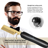 Multifunctional Hot Comb Hair Straightener Electric Hot Comb Flat Iron Hair Straightening Brush and Curling Iron Wet and Dry