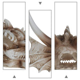 1Pc Dinosaur Skull Shaped Adornment Artificial Decor Resin Skull Model Fish Tank Decor Chic Craft For Aquarium Fish Tank