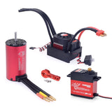 SURPASS HOBBY 4076 2000KV Waterproof Brushless Motor 120A ESC W/S2000M 20KG Servo for 1/8 RC Drift Racing Car Truck Toy