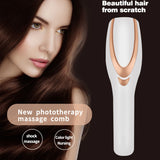 Electric Scalp Head Massager Comb for Hair Growth Relieve Stress Phototherapy Vibration Hair Scalp Massage Comb Unisex