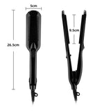 Professional Hair Crimper Curler Dry &amp; Wet Use Corrugated Irons Ceramic Curling Iron with Temperature Control Waving Tool