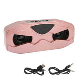 Bluetooth Speaker FM Radio HiFi Subwoofer Wireless Speaker with LED Display Colorful Breathing Light DC 5V for Home Travel