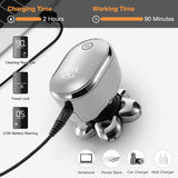 6 Blades Digital Display Rechargeable Electric Shaver  Men Hair Beard Trimmer Electric Razor Wet Dry Men Face Shaving Machine