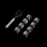 Stainless Steel Direction Arrow Keycaps For Cherry Mx Switch Mechanical Gaming Keyboard QWERASDF Backlit Metal Keycaps