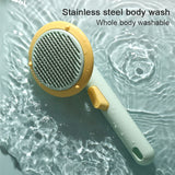 New 2022 Self Cleaning Slicker Brush for Dog and Cat Removes Cat Dogs Hair Comb Pet Cleaning Grooming Tool Beauty Products A